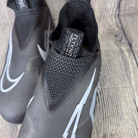 Nike Alpha Menace Elite 3 Flyknit Black/Iron Grey/White Mens CT6648-010 - Picture 7 of 8